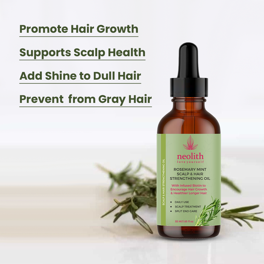 Rosemary Hair Oil - 55ml Neolithbeauty