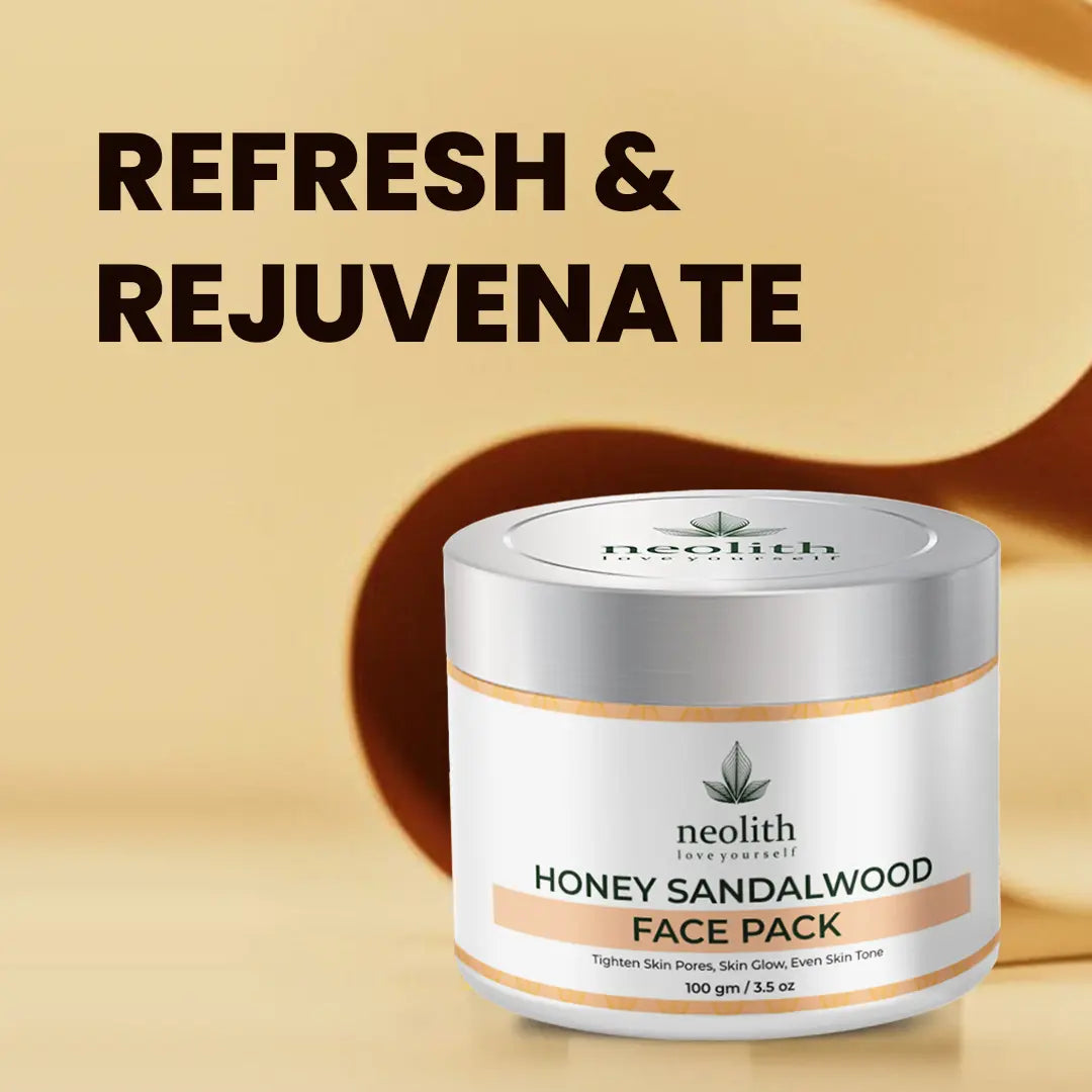 Honey Sandalwood Face Pack - 100gm - Neolith Beauty Uk