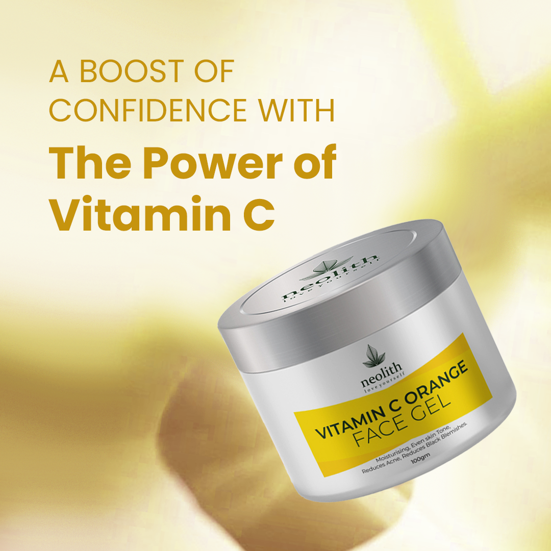 Vitamin C & Orange Face Gel - 100gm - Neolith Beauty Uk