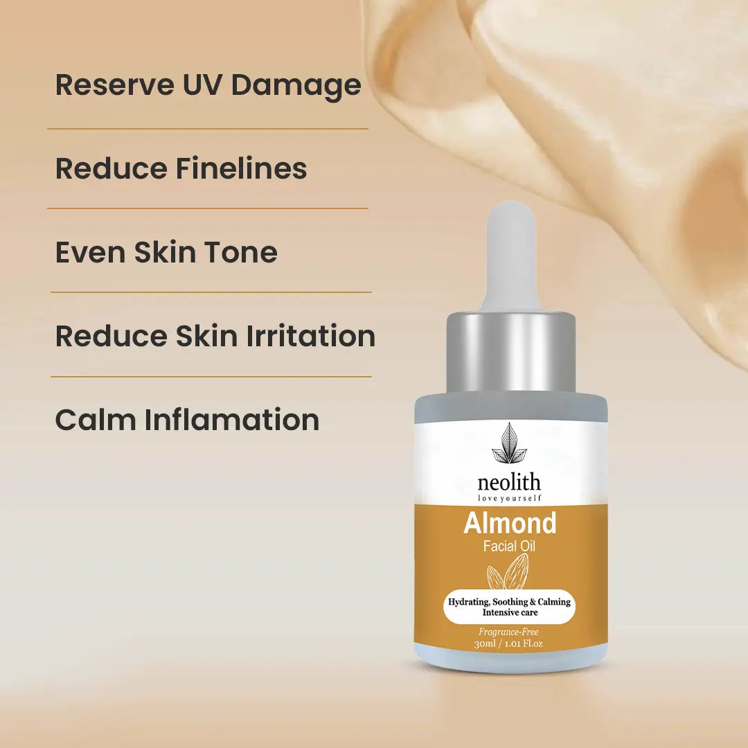Almond Face Oil - 30ml - Neolith Beauty Uk