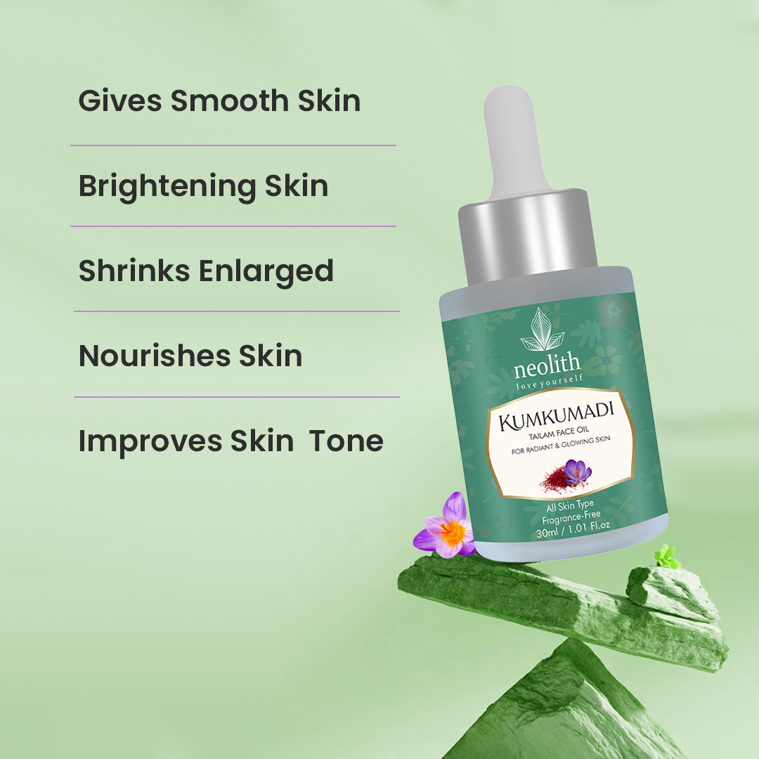 Kumkumadi Facial Oil - 30ml - Neolith Beauty Uk