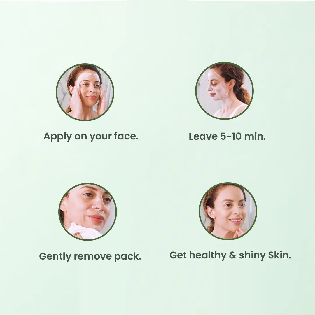 Neem Basil Face Pack - 100gm - Neolith Beauty Uk