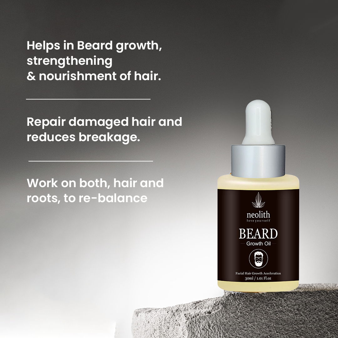 Beard Growth Oil - 30ml Neolithbeauty