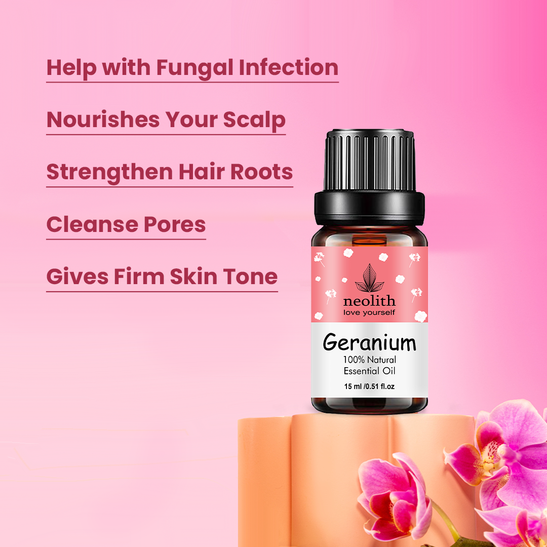 Geranium Essential Oil - 15ml Neolithbeauty