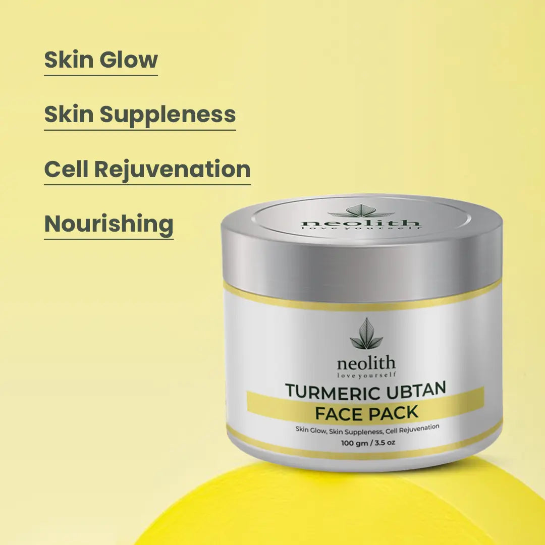 Turmeric Ubtan Face Pack - 100gm - Neolith Beauty Uk