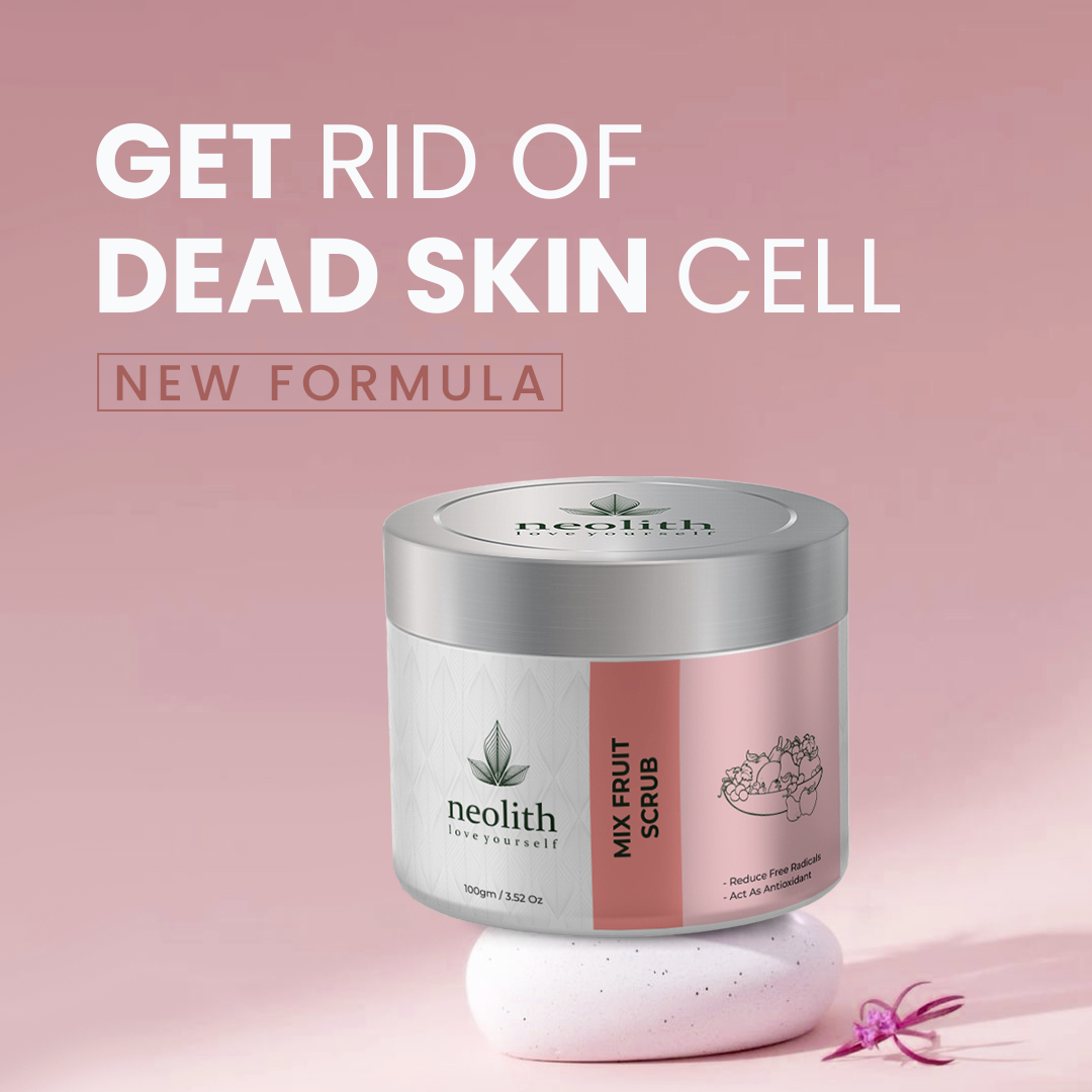 Mix Fruit Scrub - 100gm - Neolith Beauty Uk