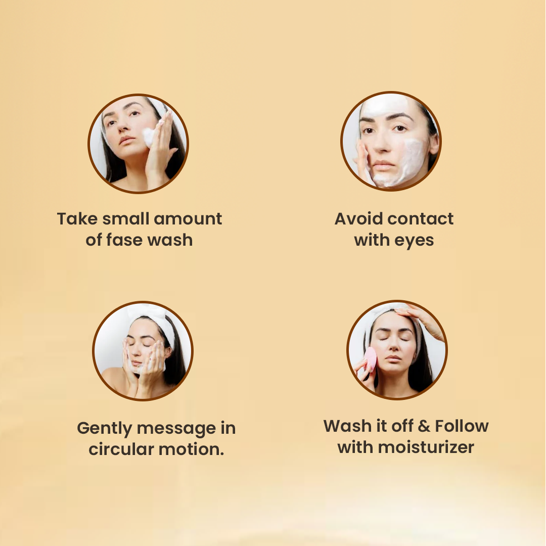 Gold Scrub Face Wash - 120ml Neolithbeauty