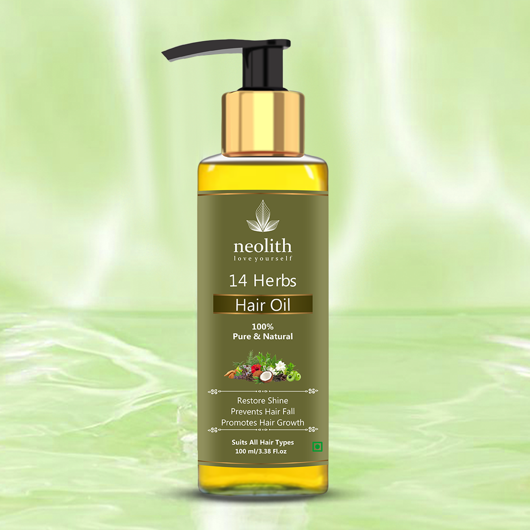 14 Herbs Hair Oil - 100ml Neolithbeauty