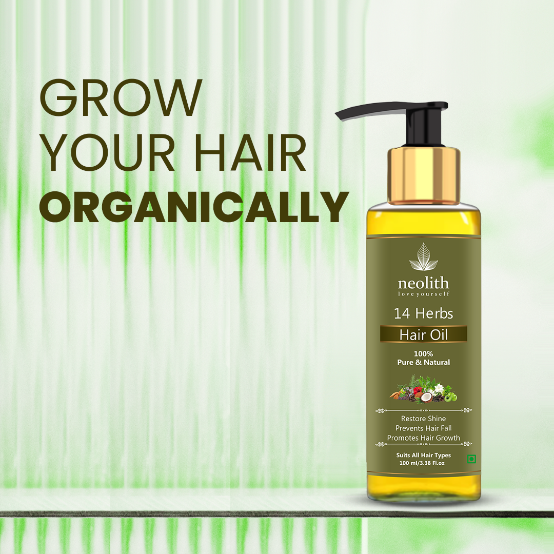 14 Herbs Hair Oil - 100ml Neolithbeauty
