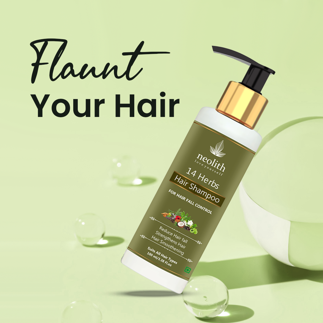 14 Herbs Hair Shampoo - 120ml Neolithbeauty