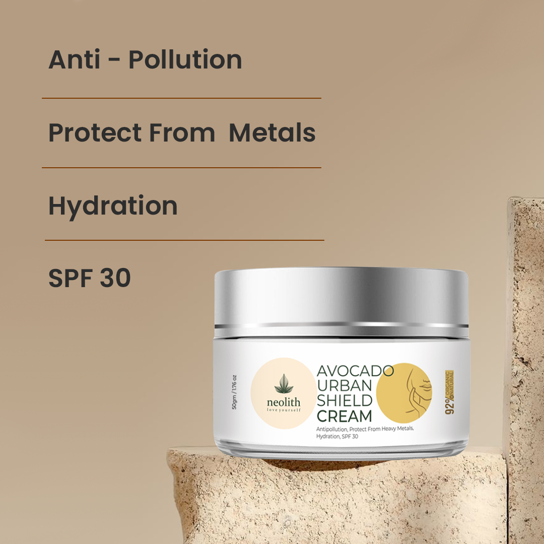 Avocado Urban Shield Cream - 30gm - Neolith Beauty Uk