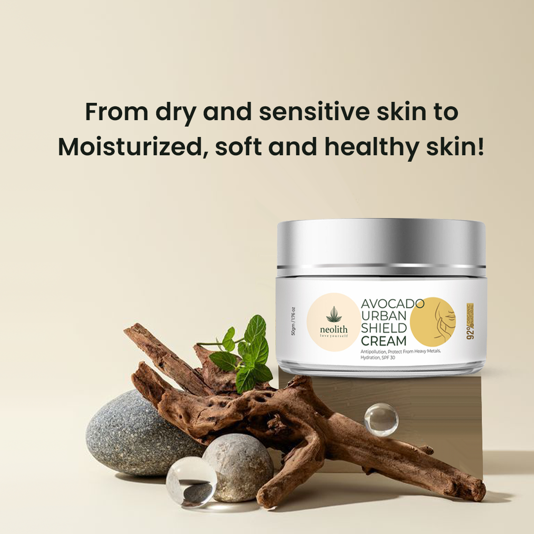 Avocado Urban Shield Cream - 30gm - Neolith Beauty Uk