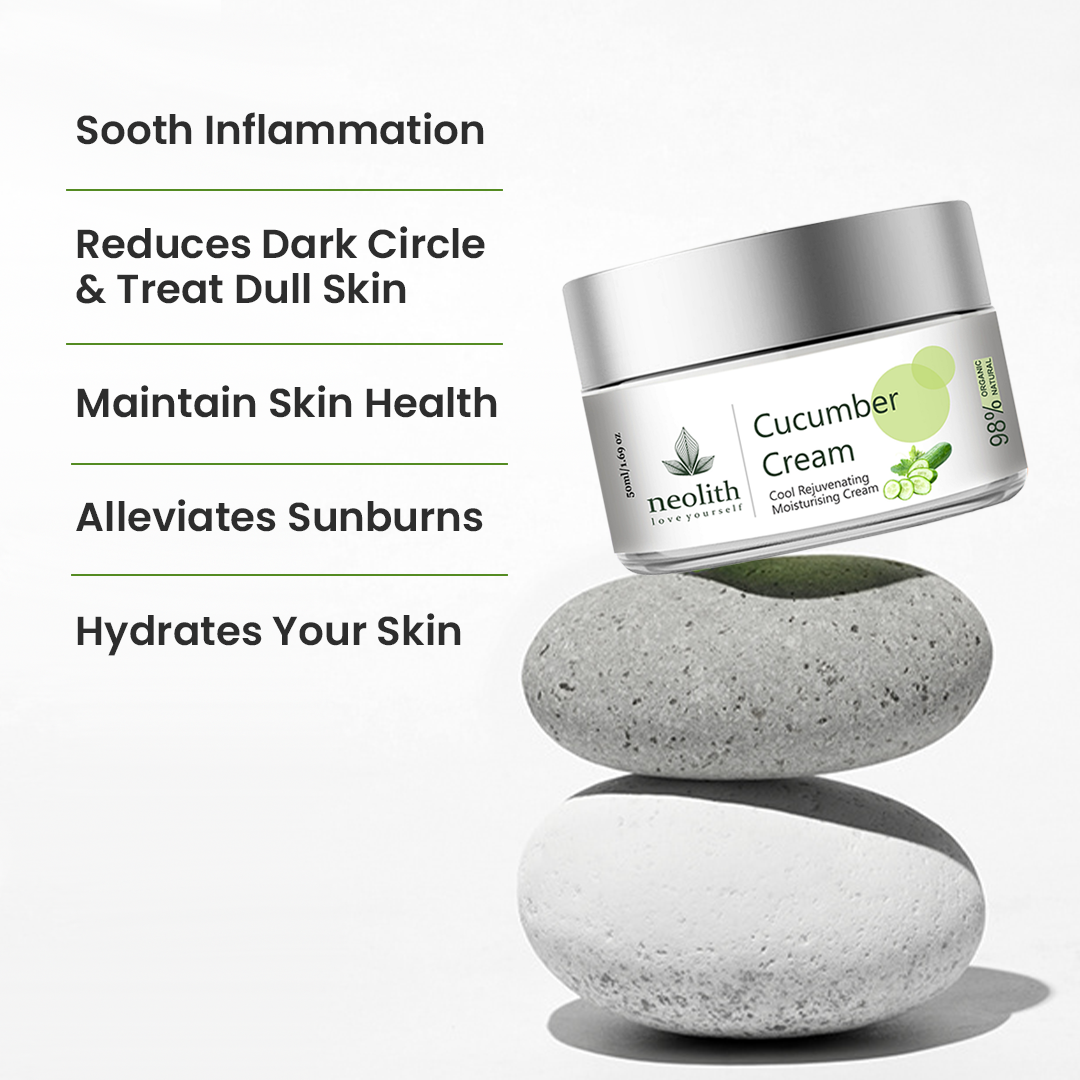 Cucumber Face Cream - 30gm - Neolith Beauty Uk