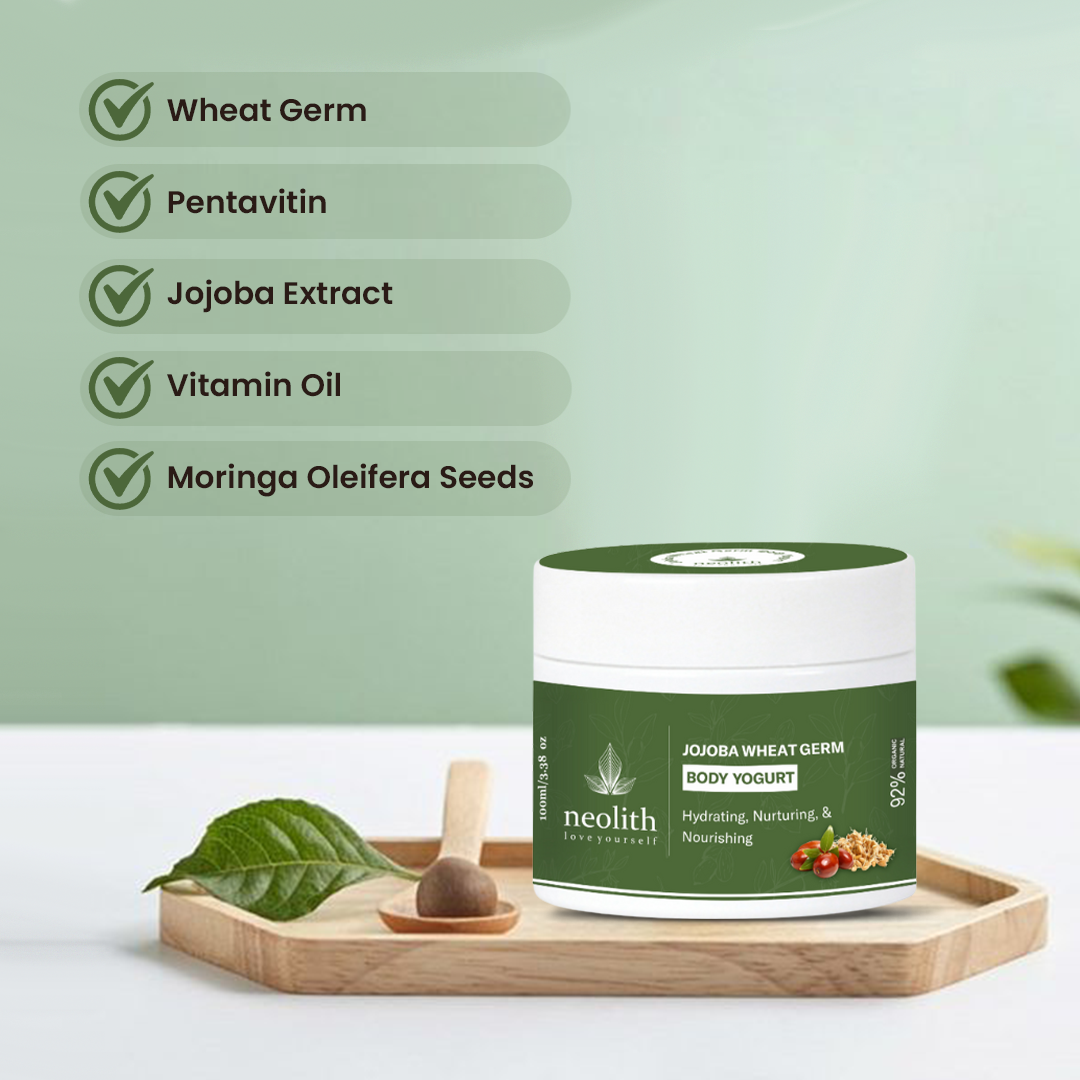 Jojoba Body Yogurt - 100ml - Neolith Beauty Uk