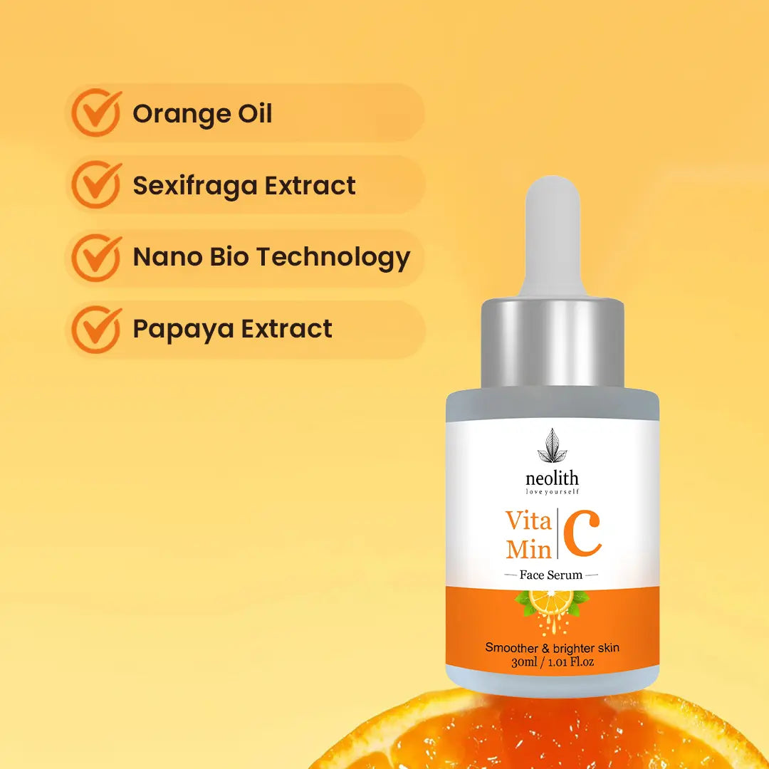 Vitamin C Face Serum with Nano Bio Silver Technology, South Korea - 30ml - Neolith Beauty Uk