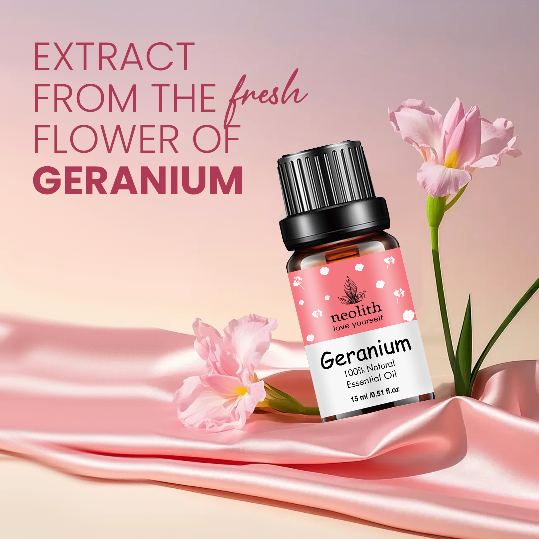Geranium Essential Oil - 15ml Neolithbeauty