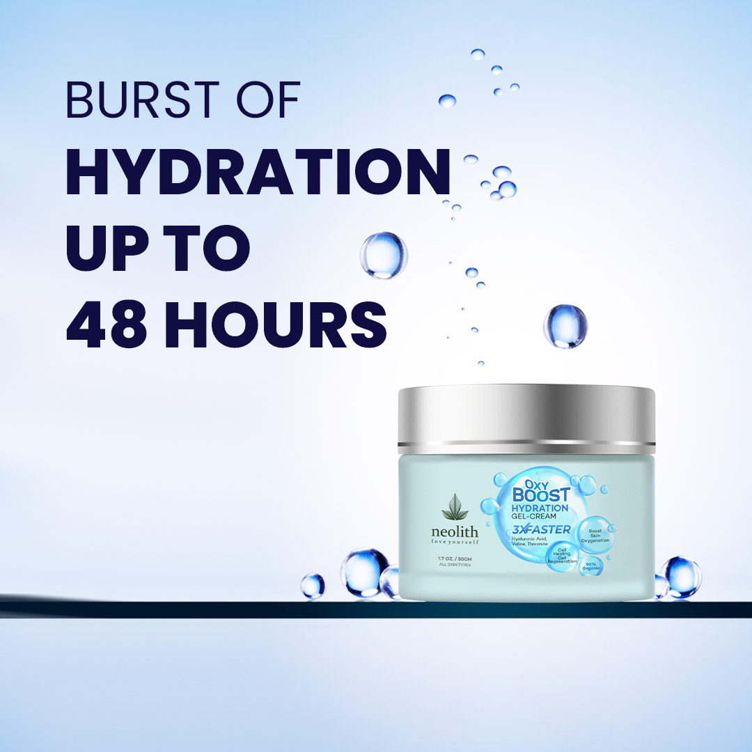 Oxy Boost Hyaluronic Acid Gel Cream - 50gm - Neolith Beauty Uk