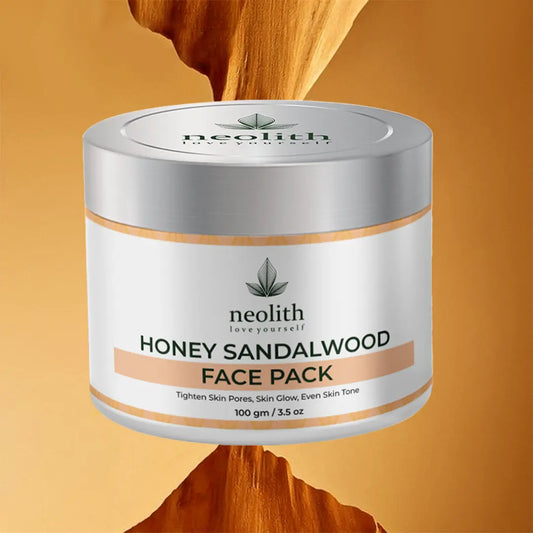 Honey Sandalwood Face Pack - 100gm - Neolith Beauty Uk