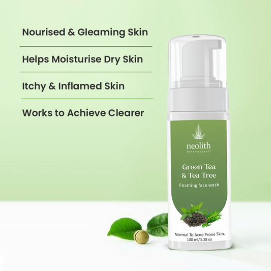 Green Tea Face Wash - 100ml Neolithbeauty