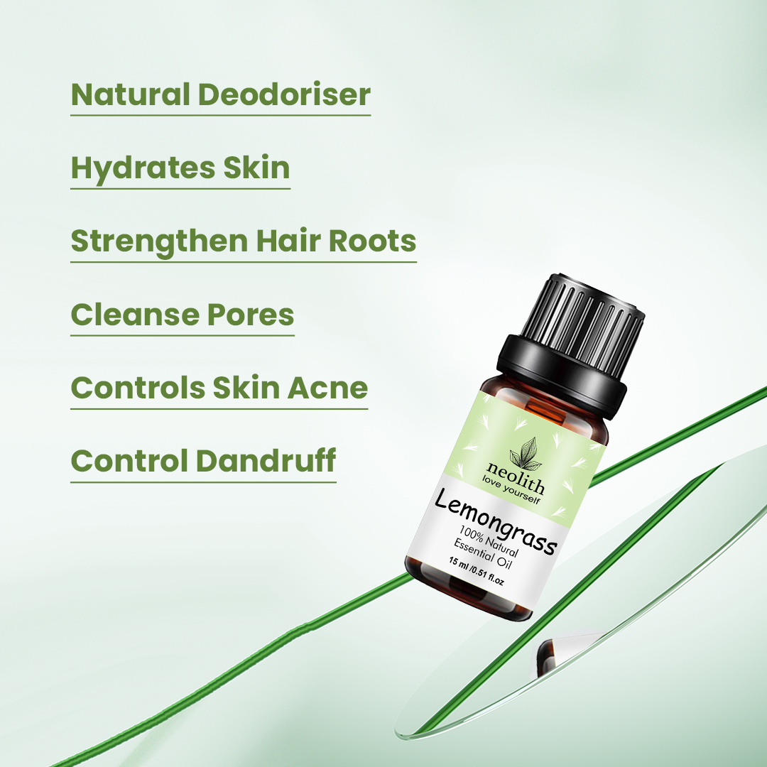 Lemongrass Essential Oil - 15ml Neolithbeauty