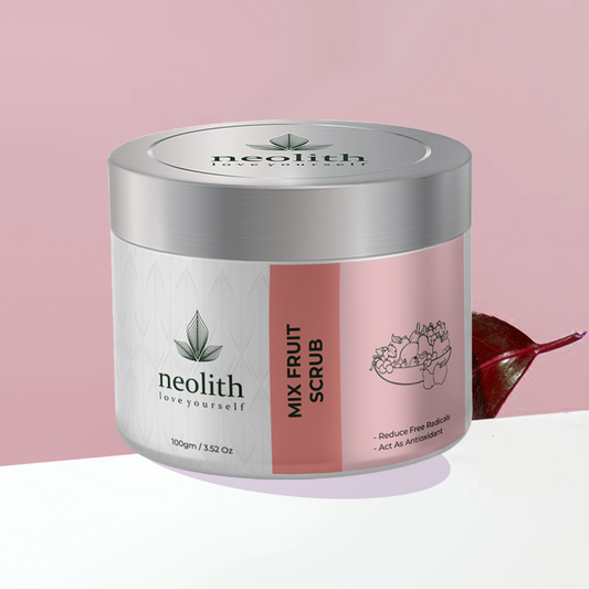 Mix Fruit Scrub - 100gm - Neolith Beauty Uk