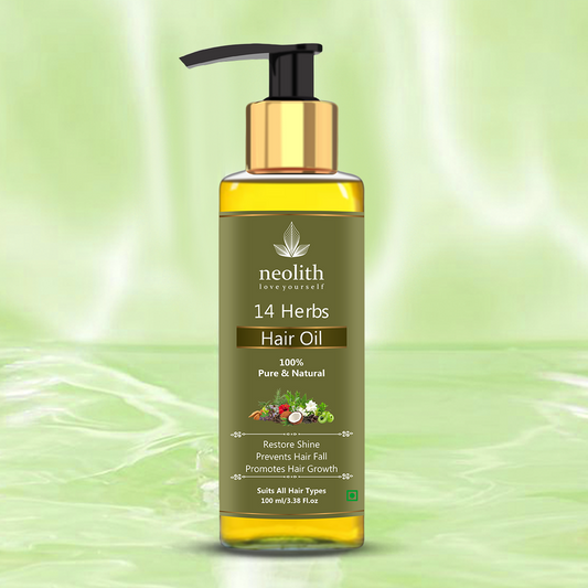 14 Herbs Hair Oil - 100ml Neolithbeauty