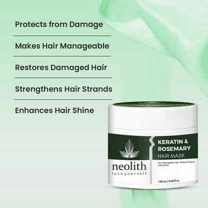 Keratin & Rosemary Hair Mask Neolithbeauty