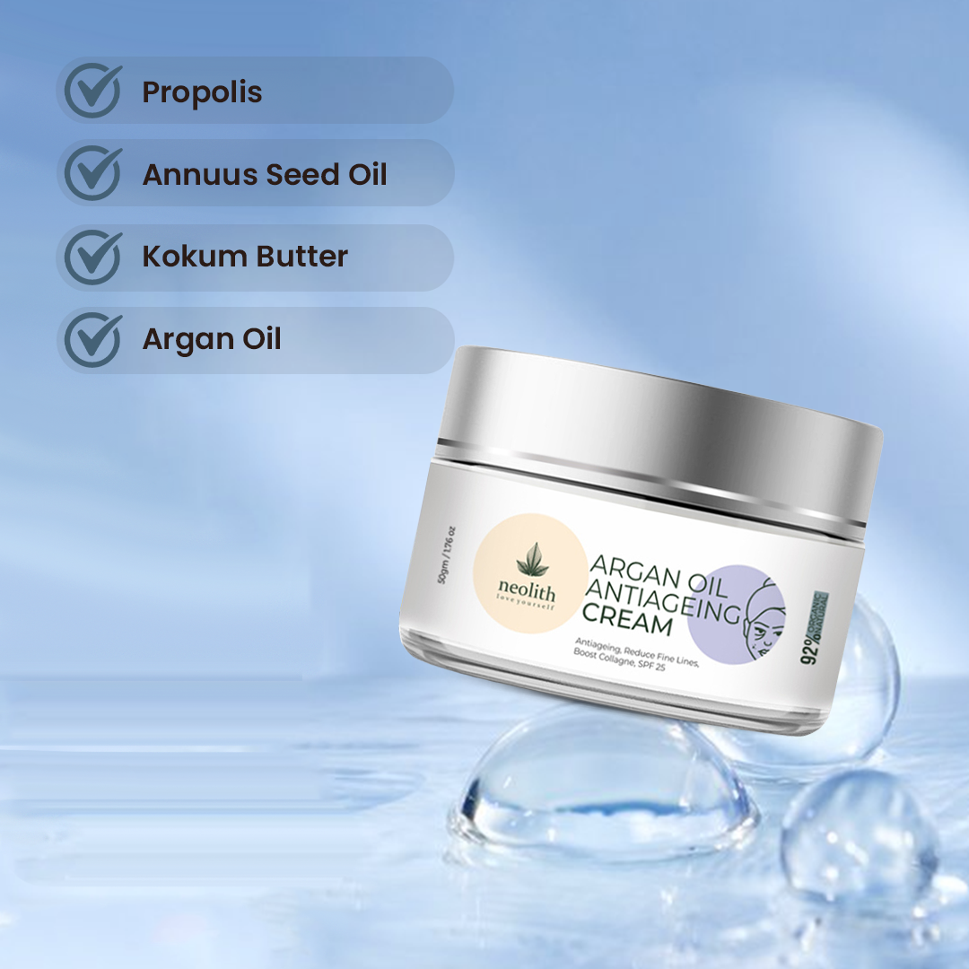 Argan Oil Anti Aging Cream - 30gm - Neolith Beauty Uk