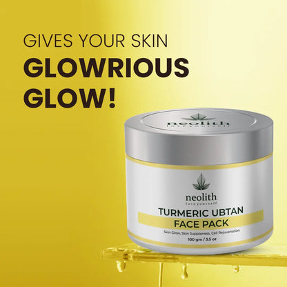 Turmeric Ubtan Face Pack - 100gm - Neolith Beauty Uk
