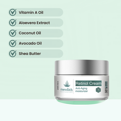 Retinol Night Cream - 50gm - Neolith Beauty Uk